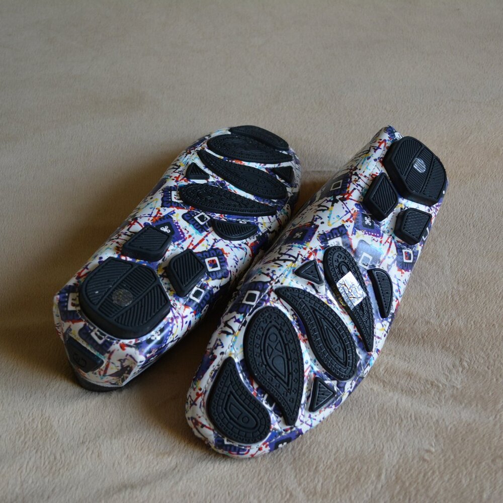 Robert Graham RG5487S White print Loafers, Slip On, Moccasin Shoes, 9.5, NWT - Picture 6 of 6